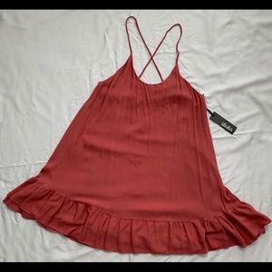 Flouncy Spaghetti Strap Dress